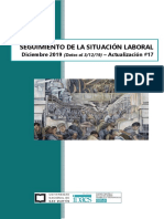 Seguimiento de La Situación Laboral. Diciembre 2019 PDF