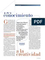 Del Conocimiento A La Creatividad (Entrevista) - Gary Hamel PDF