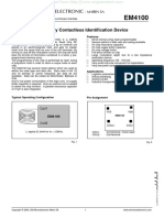 EM4100 Datasheet