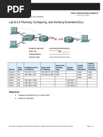 Lab For Extended Acls