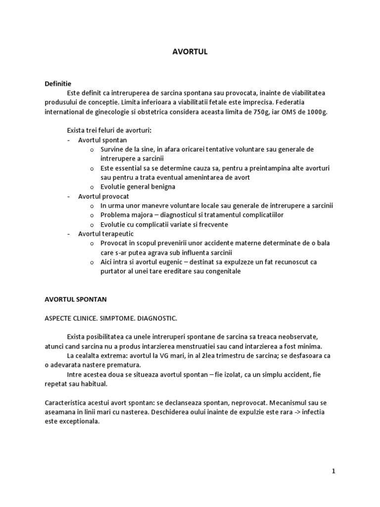 AVORTUL | PDF