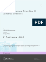 Uba - Ffyl - P - 2016 - Ant - Antropología Sistemática III