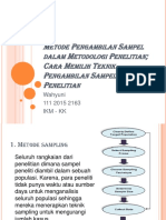 Metode Pengambilan Sampel Dalam Metodologi Penelitian