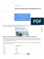 Why We Test Concrete Compressive Strength After 28 Days