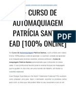 → ATENÇÃO! Curso de Automaquiagem Patricia Santos Funciona Mesmo? [NÃO Compre Sem ANTES Ler ISTO é SERIO]