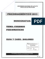 MONOGRAFIA. Cuadro Psicosomatico (Caso Dolores)