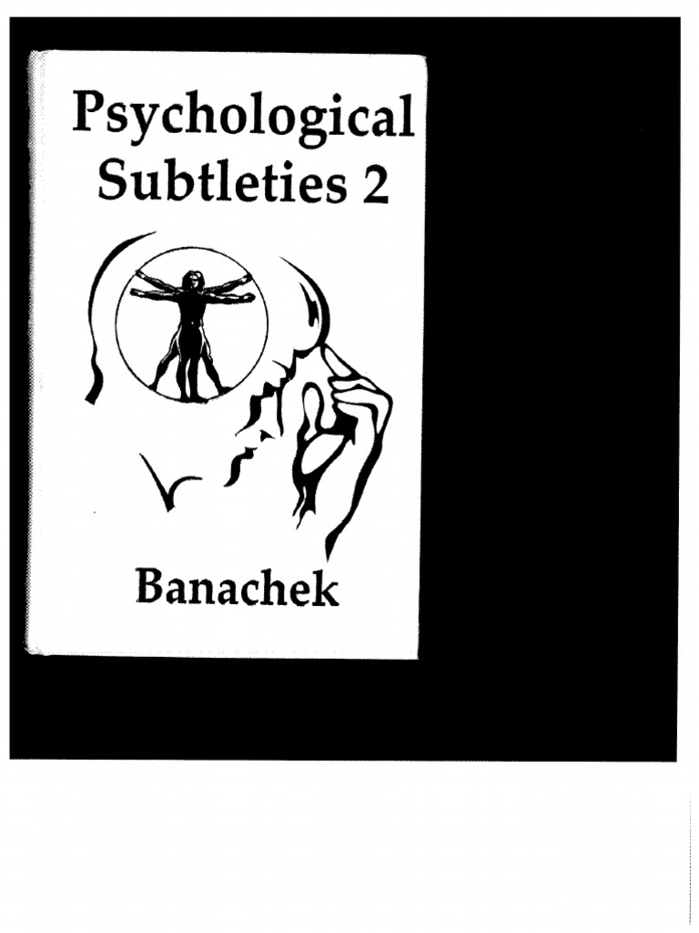 PS2 by Banachek Book Psychological Subtleties 2 
