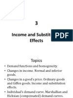 3 - Income and Substitutions Effects