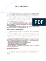 Optimal Rotor Tip Speed Ratio PDF
