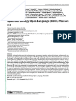 Synthetic Biology Open Language SBOL Version 23 PDF