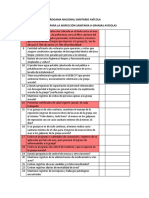 Progama Nacional Sanitario Avícola