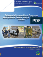 Guía para La Formulación de Programas Municipales de Gestión Integral de Residuos Sólidos PDF