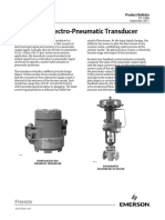 Product Bulletin Fisher 846 Electro Pneumatic Transducer en 135686 PDF