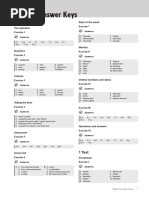 Your Space 1 Answer Key and Script