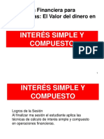 INTERÉS SIMPLE Y COMPUESTO Freddy Silva - UPC
