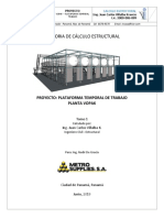 Memoria-19-021-Memoria Estructural Plataforma Trabajo-Vopak PDF