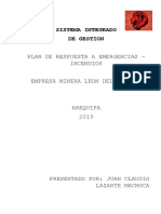 Plan Emergencia - Incendios PDF