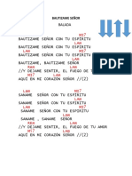 Bautizame Señor Letras Don Luis