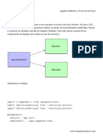 Angular Modules y El Uso de Servicios