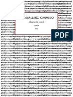 guion teatral EL CABALLERO CARMELO