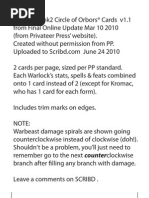 33513815 Hordes Mk2 Cards Circle Orboros