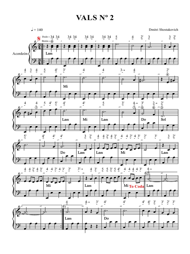 VALS #2 - Partitura Completa PDF | PDF | Des sports | Échecs