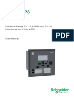 Easergy P3Ux0 - User Manual - P3U - EN - M - B001 - 26-10-2017 PDF