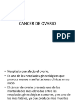 CANCER DE OVARIO