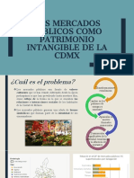 Los Mercados Públicos Como Patrimonio Intangible de La CDMX