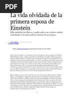 La Esposa de Einstein PDF