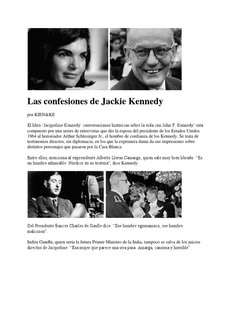 Los Kennedy PDF | PDF | Jacqueline Kennedy Onassis | John F. Kennedy
