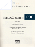 Bezna Sub Soare - Cinghiz Abdullaev