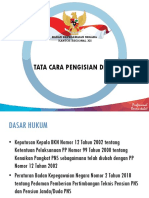 Cara Pengisian DPCP