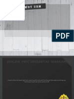 Template Analisa SWOT Universitas Semarang - Kelompok 4