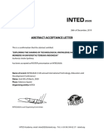 Acceptance Letter INTED2020 Paper Id 79778 PDF