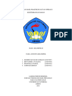 LAPORAN HASIL PRAKTIKUM Kesetimbangan Bahan