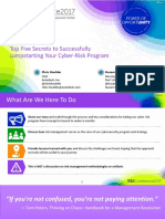 GRC W03 Top 5 Secrets To Successfully Jumpstarting Your Cyber Risk Program
