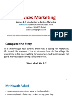 Services Marketing - Lecture 1-2