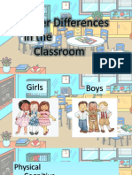 Gender Differences in The Classroom