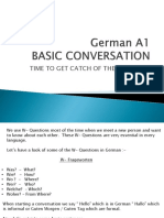German A1 lesson 1 basic conversation