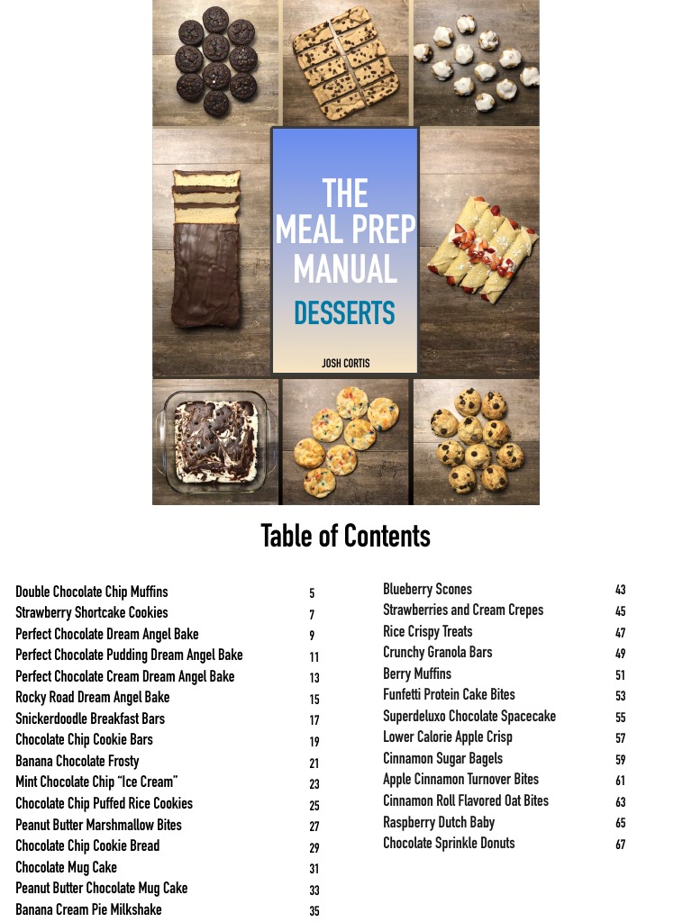 The Meal Prep Manual - Desserts PDF | PDF | Muffin | Chocolate