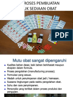 Alur Proses Pembuatan Bentuk Sediaan Obat