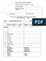 CHECK LIST OF DOCUMENTS FORMAT - Blank