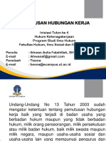 Materi IV Pemutusan Hubungan Kerja