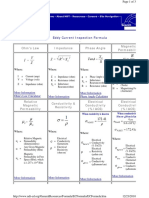 ECT Formulae