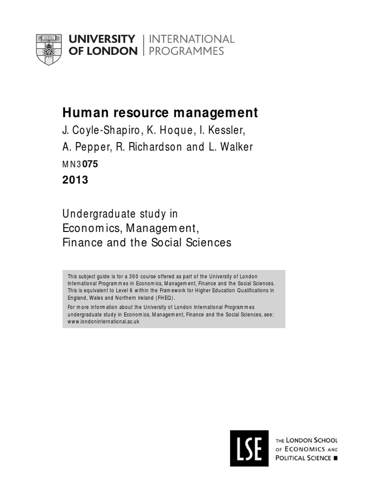 HRM Guide PDF | PDF | Human Resource Management | Test (Assessment)