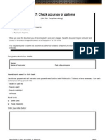 Task 7: Check Accuracy of Patterns: Instructions