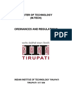 M TechOrdinancesRegulationsIITTP-Sep2018 PDF