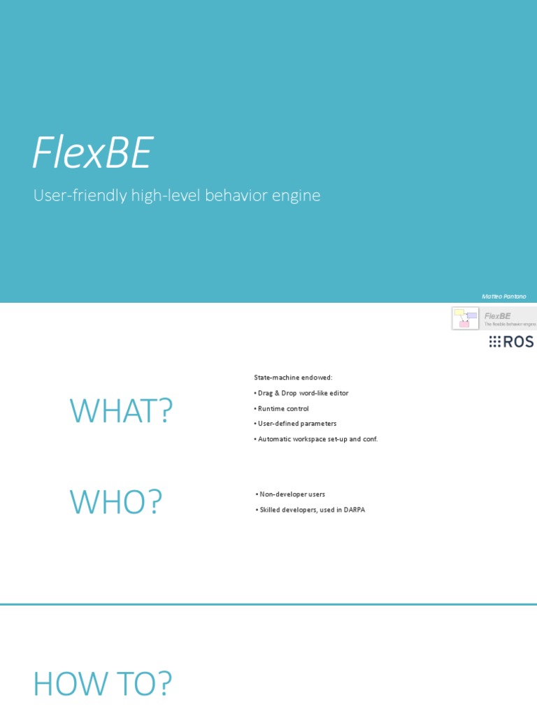FlexBE: User-Friendly Behavior Engine | PDF | Parameter (Computer ...