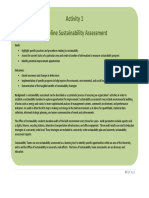 BaselineSustainabilityAssessment